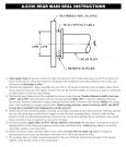 Moderne bakre simring motor | Modern rear main oil seal | 28-31 thumbnail