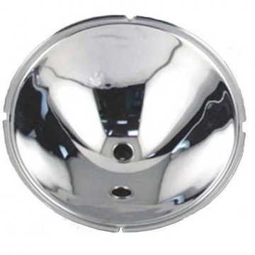 Headlamp reflector 2 bulb | Krom | 28-31
