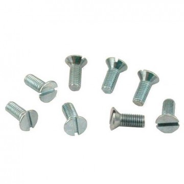 Open car door latch mounting screws